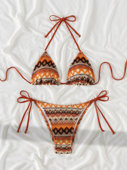 Verführerisches grünes Bikini-Set für Damen – ideal für Strand und Pool