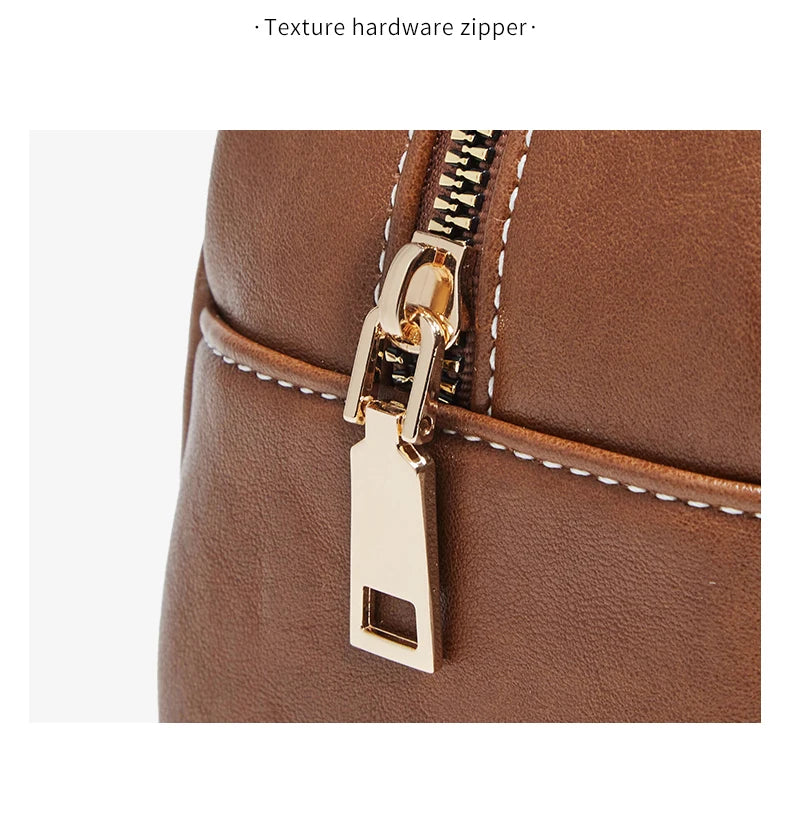Damen Handtasche Aus PU Leather Simple Retro Stil Für Casual Commuting
