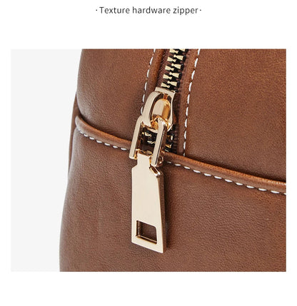 Damen Handtasche Aus PU Leather Simple Retro Stil Für Casual Commuting