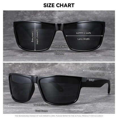 Sonnenbrille Sport Boxy UV400 polarisiert Fahren Wandern trendig