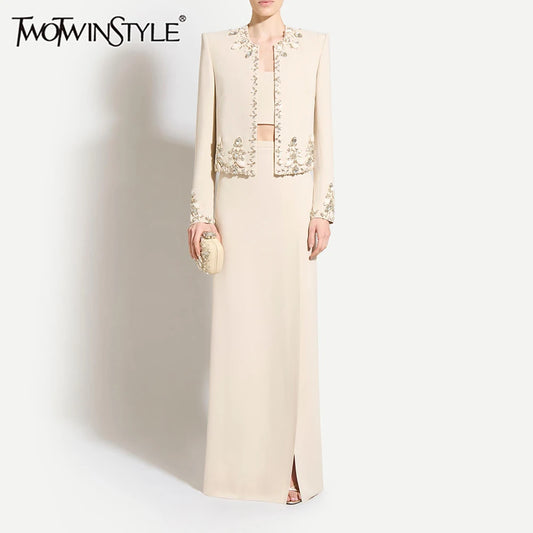 Ärmelloses Mini-Kleid mit Halterneck und Rüschen in Patchwork-Design – elegantes Damen-Outfit für besondere Anlässe