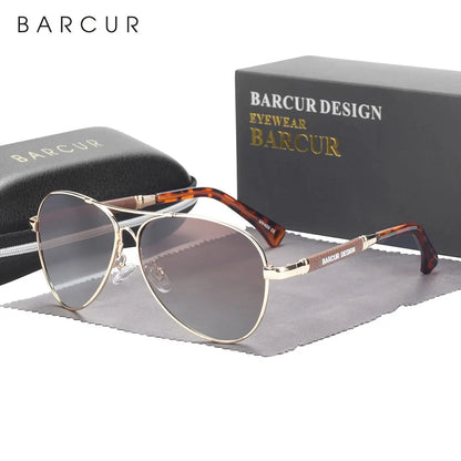Sonnenbrille Pilot Memory-Rahmen Farbverlauf Spiegel polarisiert Unisex