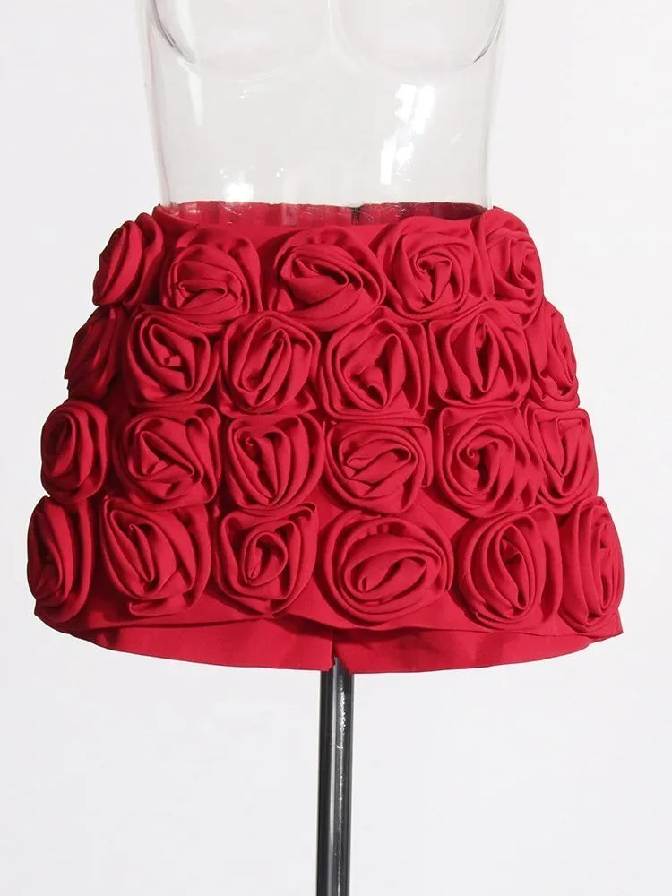 Ärmelloses Damenkleid mit quadratischem Ausschnitt und Applikationen – elegantes, rückenfreies Design mit hoher Taille