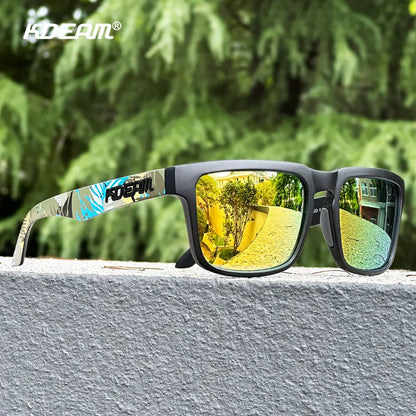 Sonnenbrille Outdoor polarisiert Farbverlauf winddicht Standardgröße Unisex