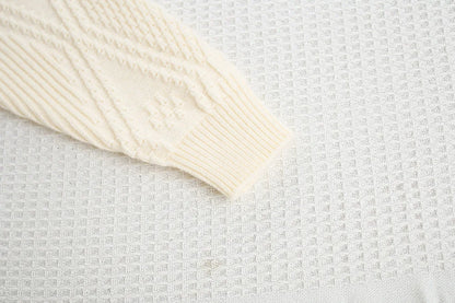 Mädchen Kleidung Set mit gestricktem Pullover und kurzem Rock für den Herbst