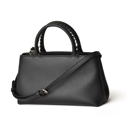 Mini-Tote aus Vollnarbigem Rindsleder | Top-Griff