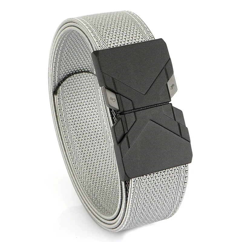 Herren-Gürtel aus elastischem Nylon mit Schnellverschluss Outdoor-Einsatz und Alltag 34 mm Breite
