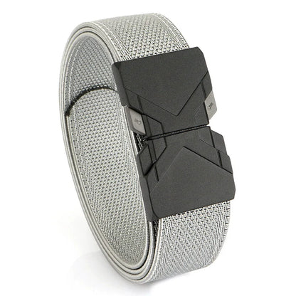 Herren-Gürtel aus elastischem Nylon mit Schnellverschluss Outdoor-Einsatz und Alltag 34 mm Breite