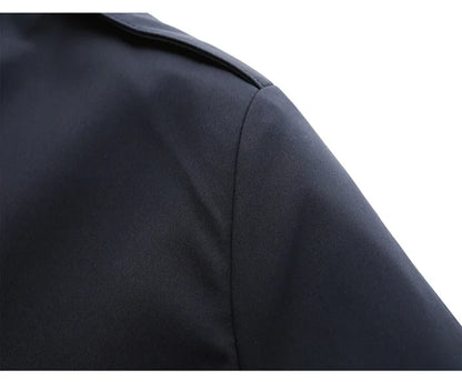 Langer Trenchcoat für Herren – Leichtmantel für Frühling & Herbst