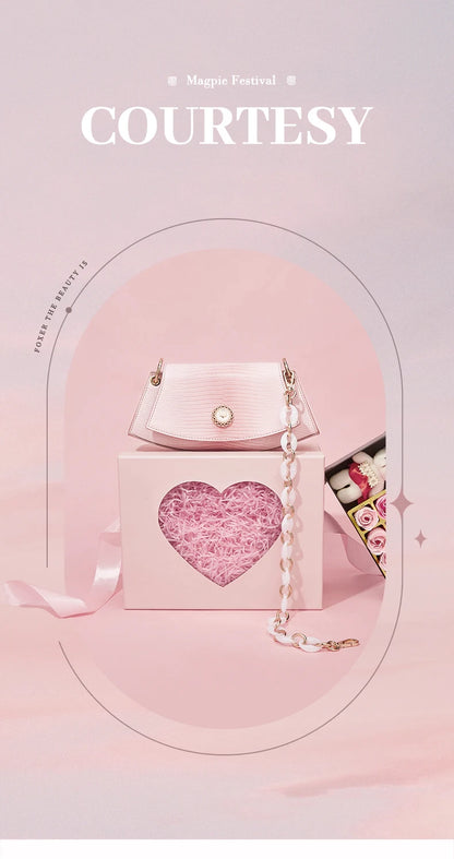 Damen-Schultertasche aus PU-Leder mit Streifenmuster und sicherem Haspverschluss Alltagsbegleiterin