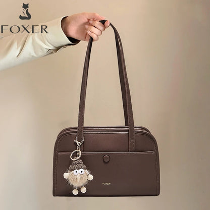 Damen Schultertasche aus PU-Leder mit Crossbody Großem Fassungsvermögen