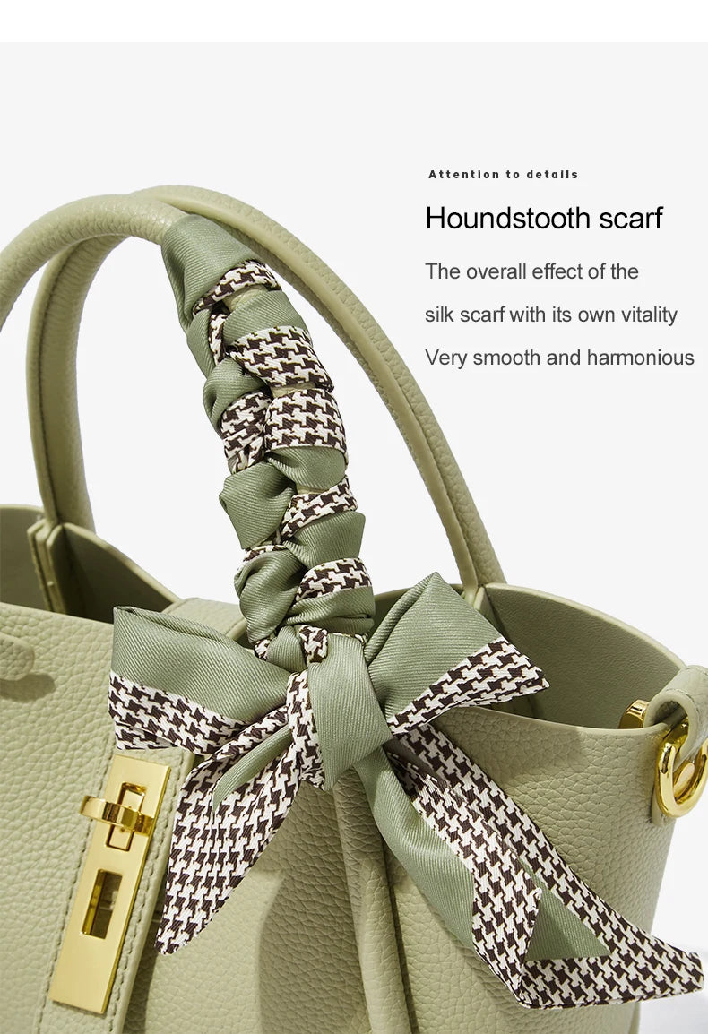 Damen Handtasche aus Split-Leder im Crossbody-Stil Luxus