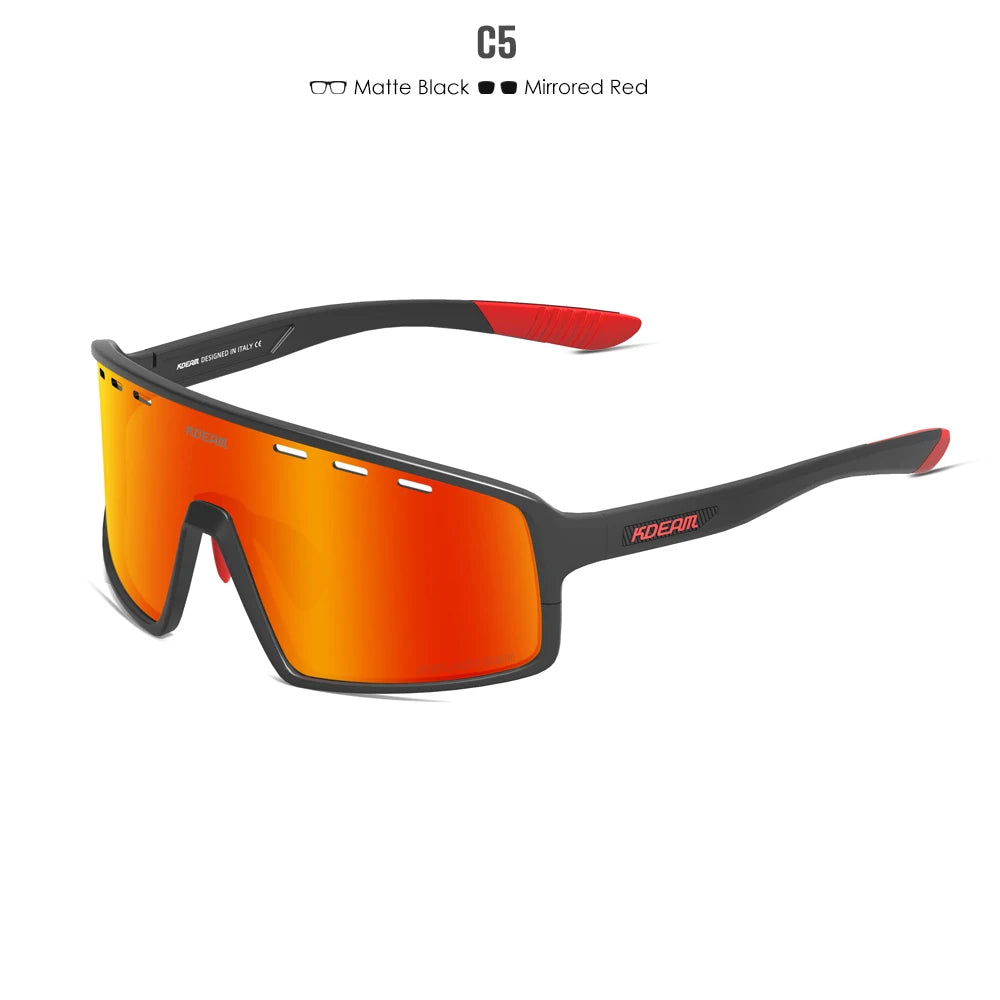 Sonnenbrille Sport TR90 polarisiert Belüftungslöcher fortschrittlich Herren