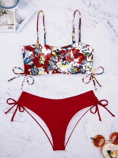 Weißer Bikini-Set für Damen – Sexy Badeanzug im brasilianischen Stil für Strand und Pool