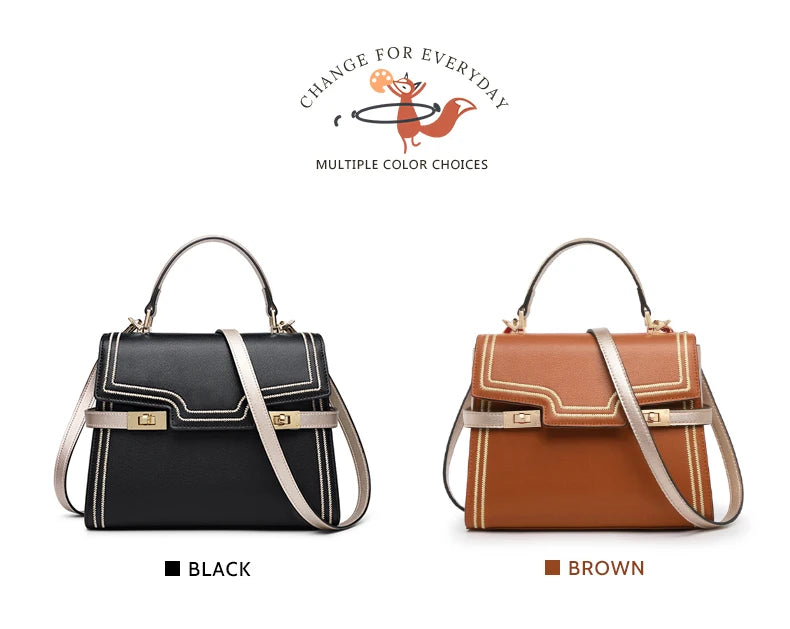 Damen Handtasche mit Crossbody Flap