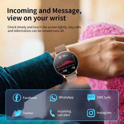 LIGE Neue Smartwatch mit Sprachanruf, 1,39 Zoll HD-Display, Smartwatch, Herzfrequenz-Gesundheitsüberwachung, Sport-Smartwatch für Männer und Frauen 2024