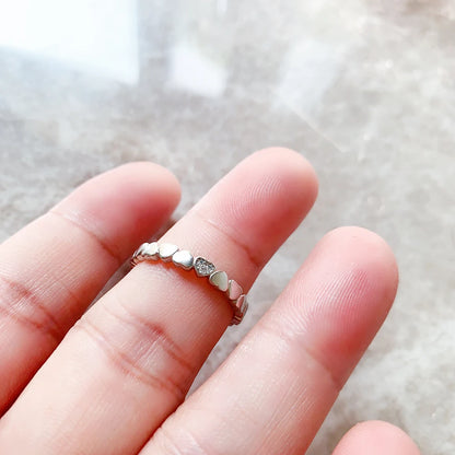Damen-Ring Love Hearts romantisch aus Sterlingsilber
