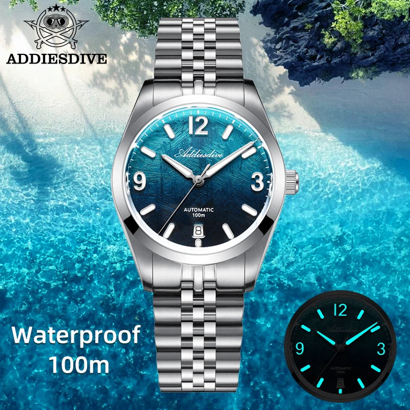 Herren-Automatikuhr mit Jubilee-Armband und Saphirglas