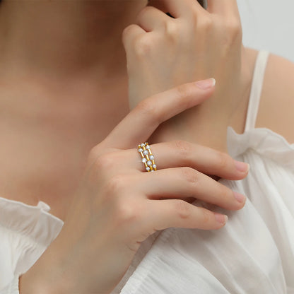 Damen-Ring aus Moissanit, 925er Sterling-Silber, Ewigkeitsband, Zertifiziertes Schmuckstück