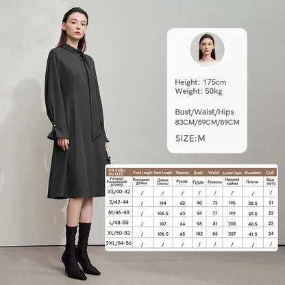 Elegantes Abendkleid Mit Schnürung Für Büro Und Gala
