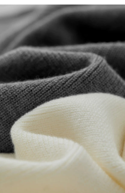 Damen-Strickjacke V-Ausschnitt Stickerei locker Langarm Herbst