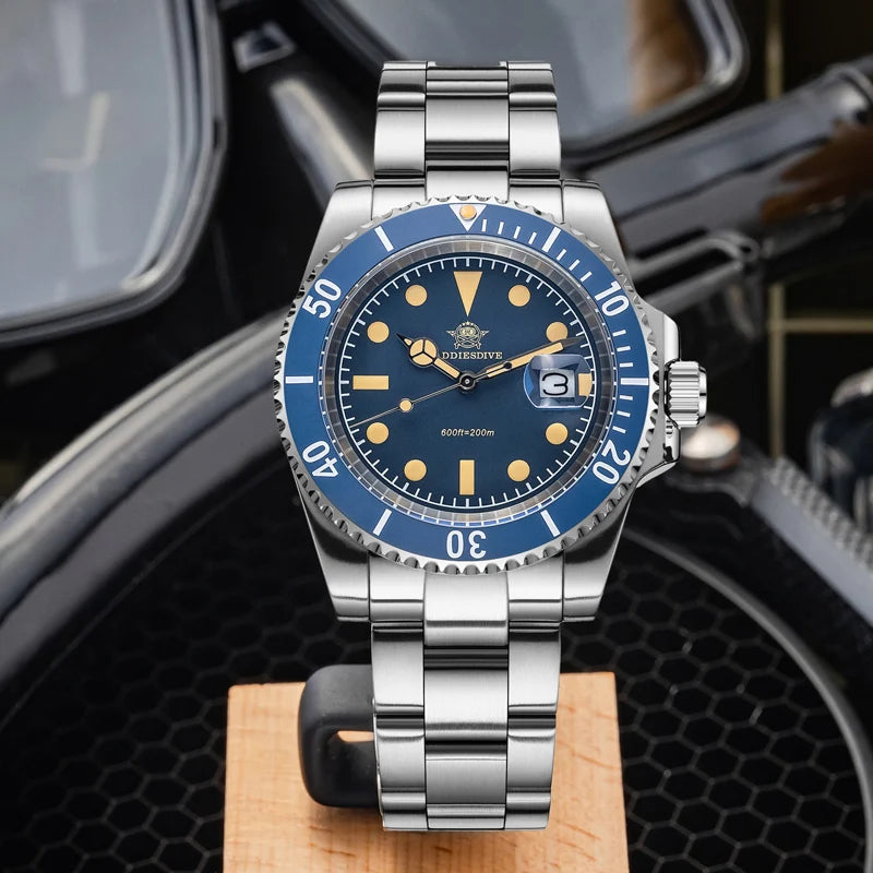 41mm Herren Quarzuhr Business 200m wasserdicht Mineralglas japanisches Werk Leuchtzeiger