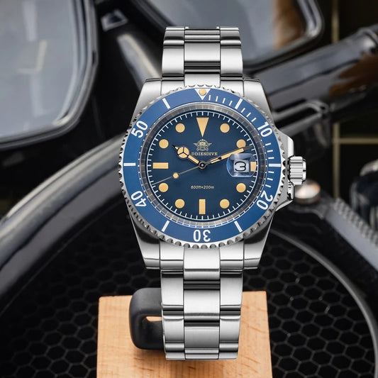 41mm Herren Quarzuhr Business 200m wasserdicht Mineralglas japanisches Werk Leuchtzeiger