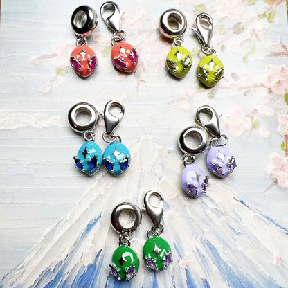 Damen-Charm-Anhänger Alien trendig II aus Sterlingsilber