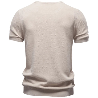 Atmungsaktives Herren Tshirt Aus Kühlender Eisseide Für Den Sommer