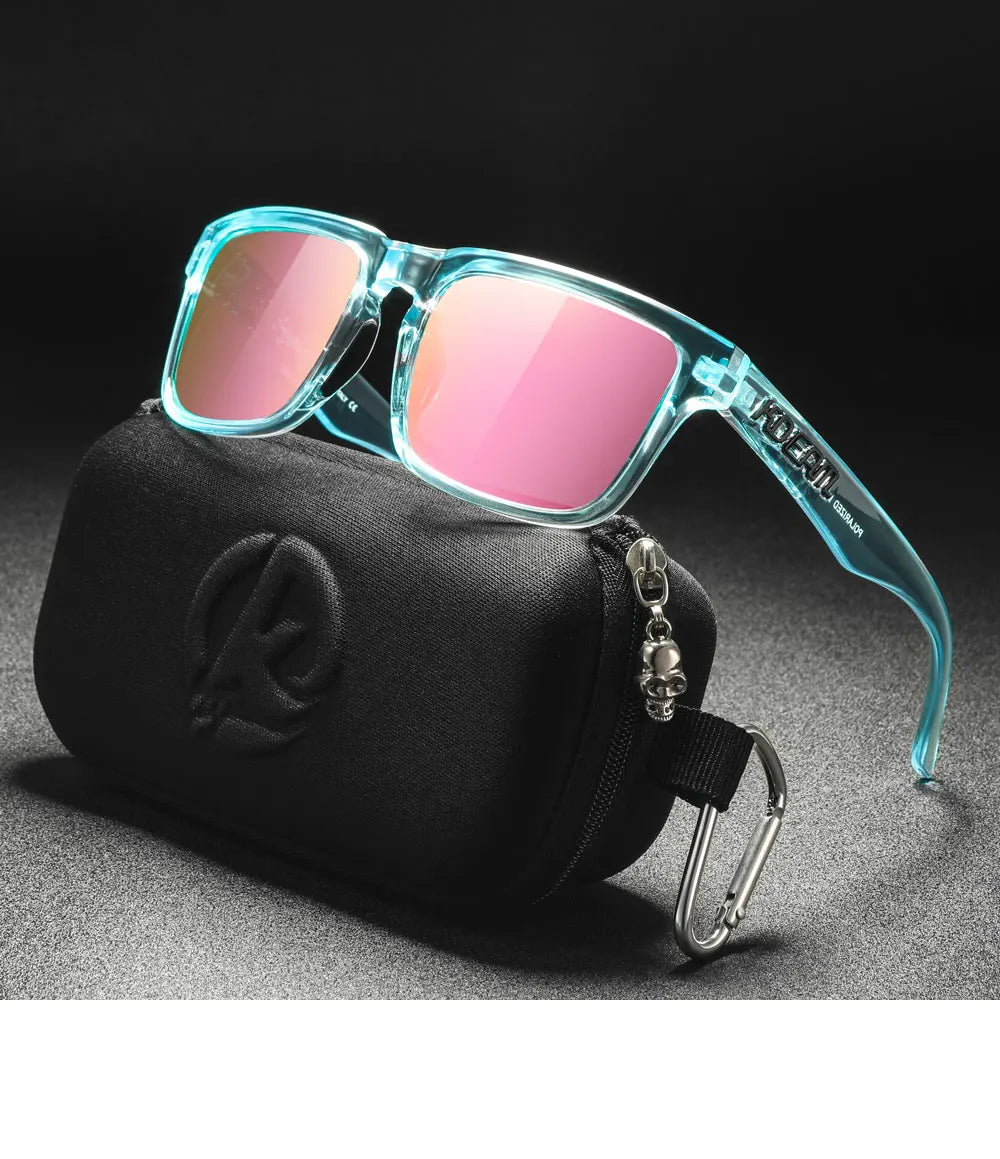 Sonnenbrille polarisiert minimalistisch modern Etui Unisex neue Farben