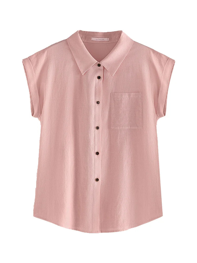 Lässiges Damen-Polo-Shirt im amerikanischen Stil mit Kontrastfarben – Sommerliches, lockeres Design für vielseitige Kombinationen