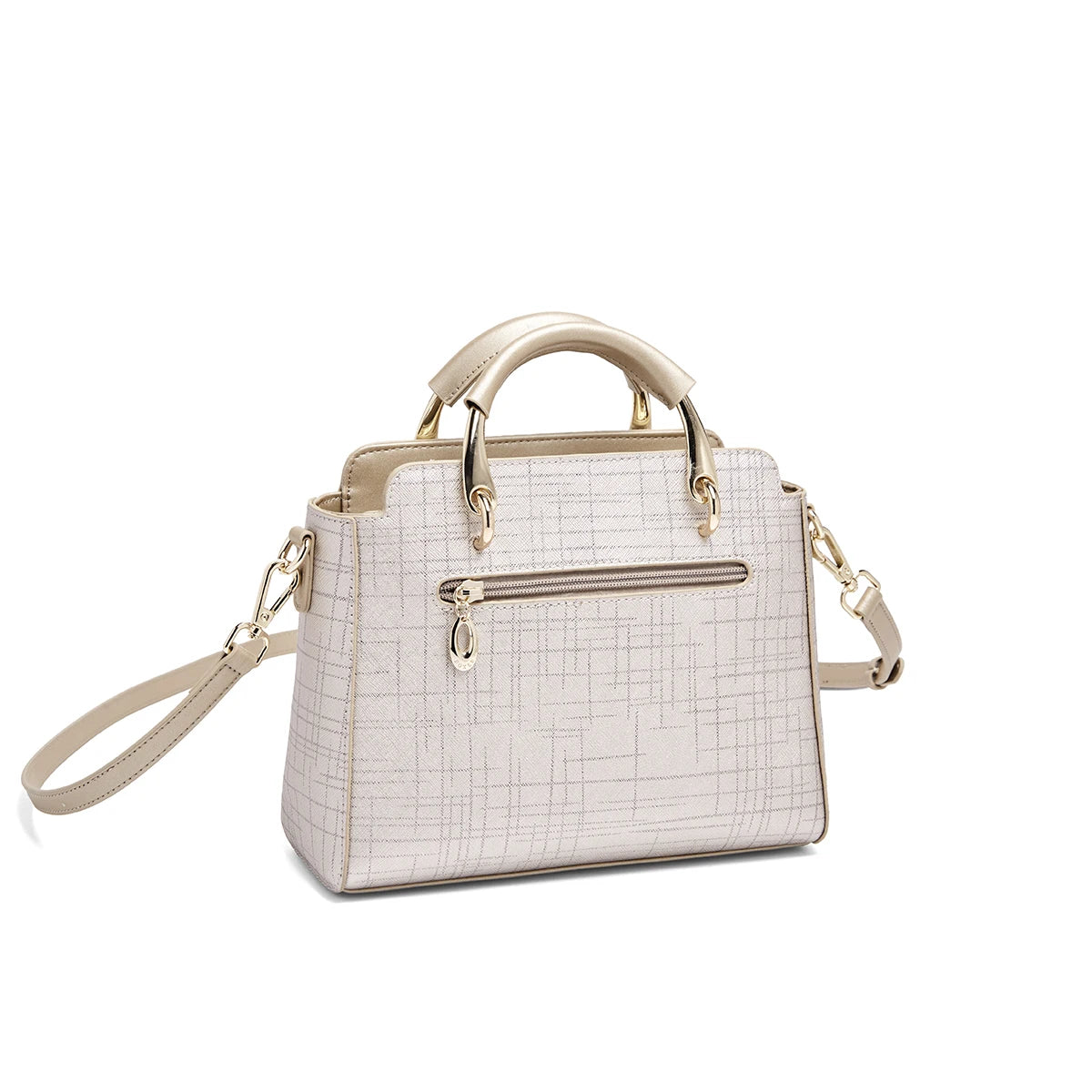 Damen Schultertasche aus Split-Leder mit Luxus-Design Crossbody