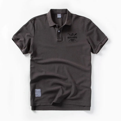 Sommer Herren Polos hirts Baumwoll hemden Kurzarm Brief bestickt Emblem einfaches Hemd für männliche Größe M-3XL bp13202