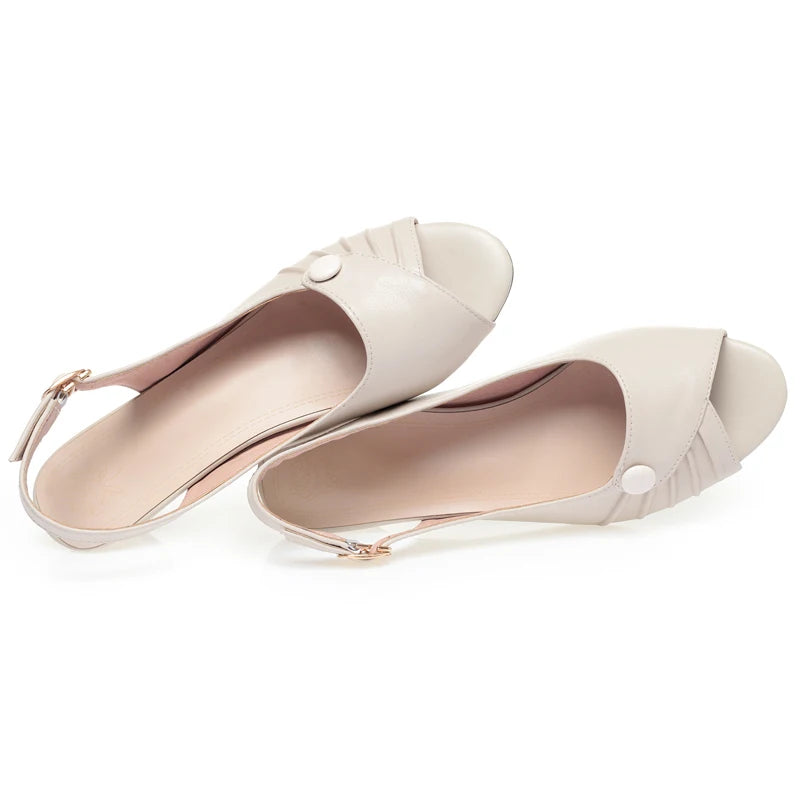 Damen Sandalen Fischmaul Rutschfest Hohl
