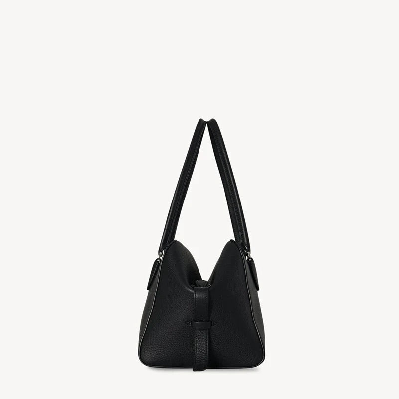 Top-Handle-Tasche aus Oberleder | Große Kapazität, Arbeitsbegleiter