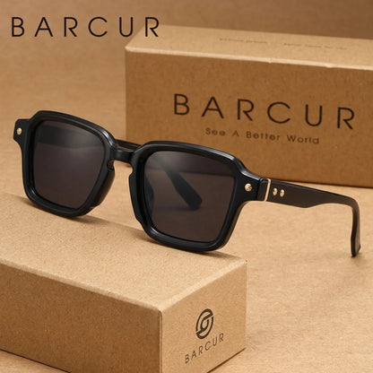 Sonnenbrille quadratisch Retro Luxe polarisiert UV400 Unisex