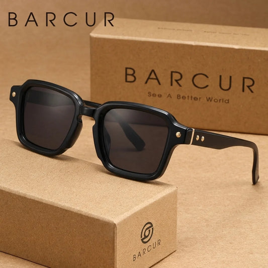 Sonnenbrille quadratisch Retro Luxe polarisiert UV400 Unisex