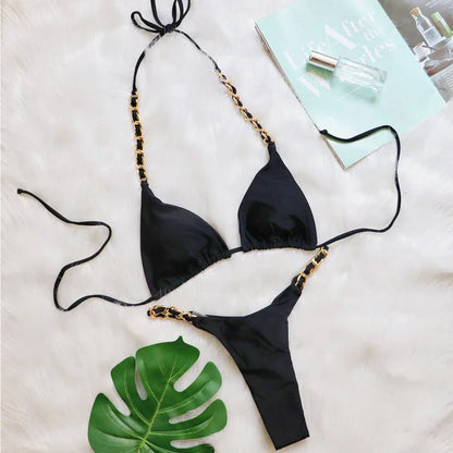 Sexy pinker Bikini-Set für Damen – ideal für Strand und Pool