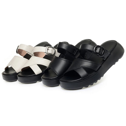Damen Plattform Hausschuhe Römisch Strandschuhe