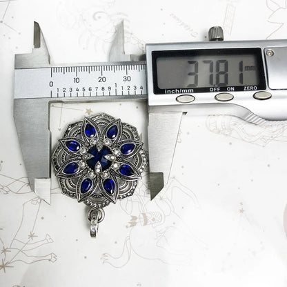 Damen-Anhänger Hand Fatima Chakra Lotus Bohemia aus Sterlingsilber
