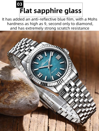 Herren-Quarzuhr mit Jubilee-Armband und Saphirglas