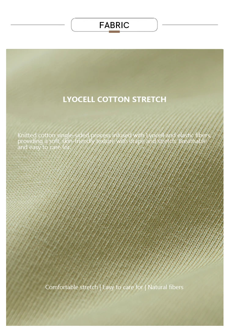 Damen T-Shirt im College-Stil aus leicht elastischem Lyocell mit minimalistischen Druck