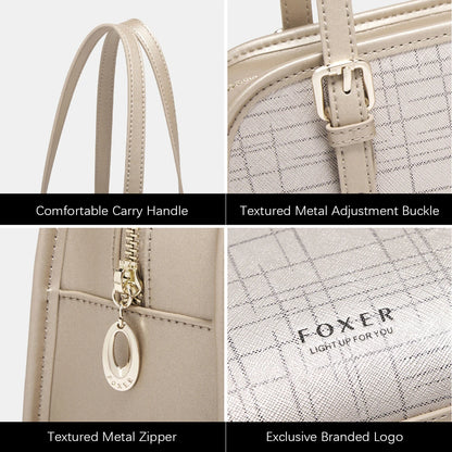 Schultertasche Aus Spaltleder Im Neuen Design Luxuriöse Satchel