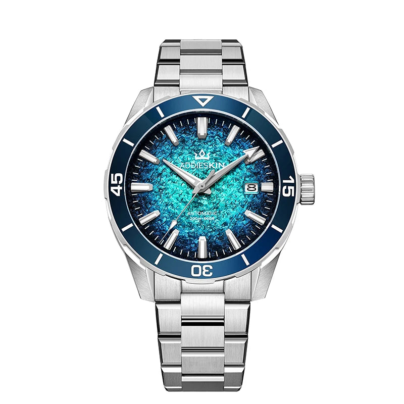 Herren-Taucheruhr mit Miyota-9015-Automatikwerk und Saphirglas