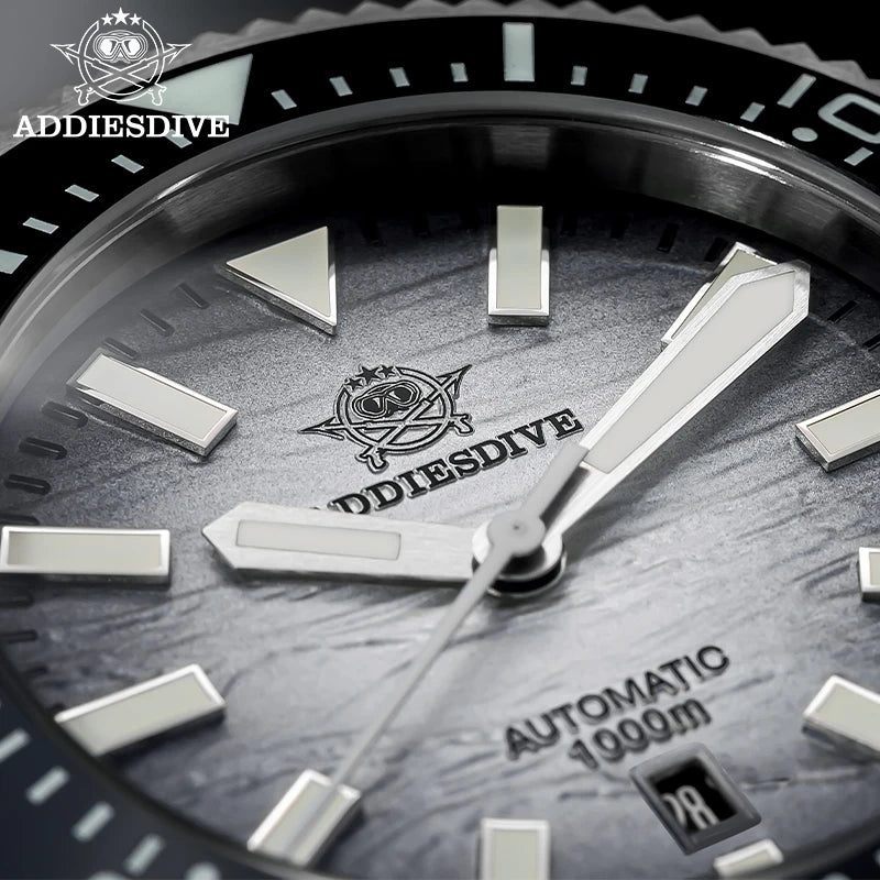 Herren Profi-Taucheruhr Automatik Saphirglas 3D-Zifferblatt 1000m Ultra Leuchtzeiger