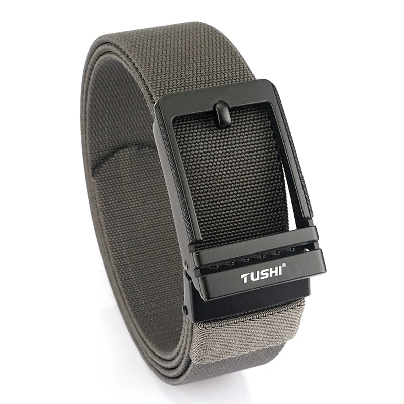 VATLY Herren Stretch-Gürtel 38mm mit Automatik-Schnalle aus Nylon
