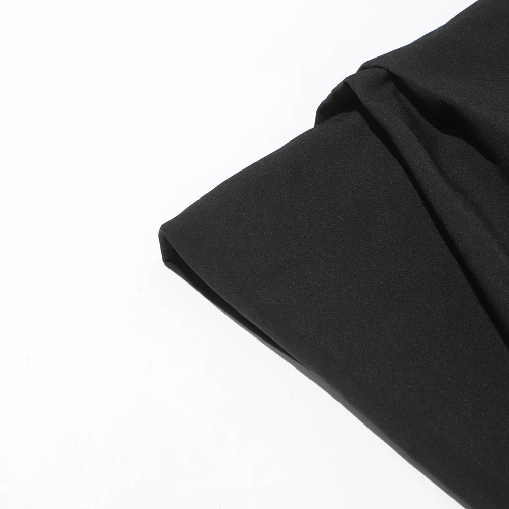 Minimalistischer Damen-Blazer mit Knopfleiste und Patchwork-Design – lockerer Schnitt, lange Ärmel und Taschen