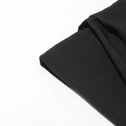 Minimalistischer Damen-Blazer mit Knopfleiste und Patchwork-Design – lockerer Schnitt, lange Ärmel und Taschen