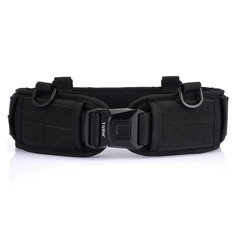 VATLY Hunting Tactical Gürtel Herren Nylon Schnellverschluss MOLLE Breit