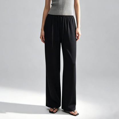 Elegantes Damen Chiffon Outfit Mit Flexibler Faltenhose